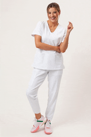 Medical suit "Maria" white (101103) фото 2