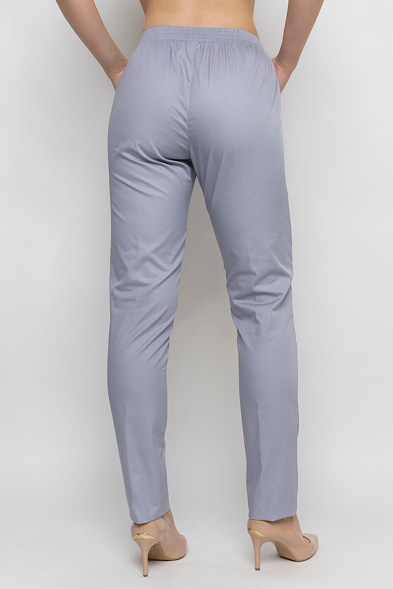 Rubina trousers skinny women's medical. Smoke. COTTON (5436988) фото 6