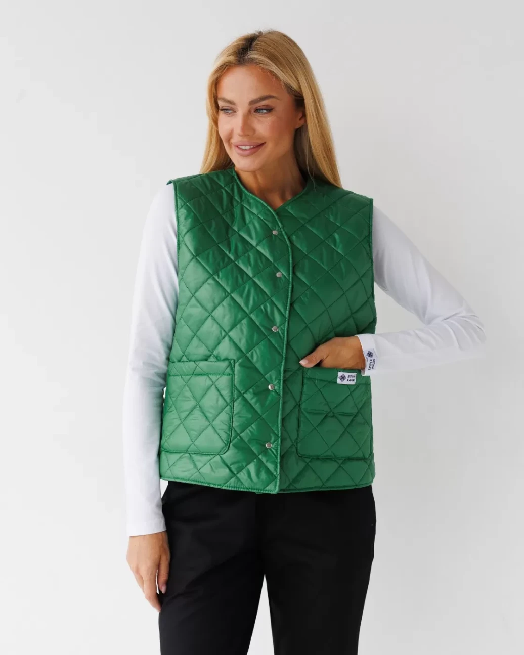 Medical insulated vest for women Oslo green 521-350-679 (6637734) фото 1