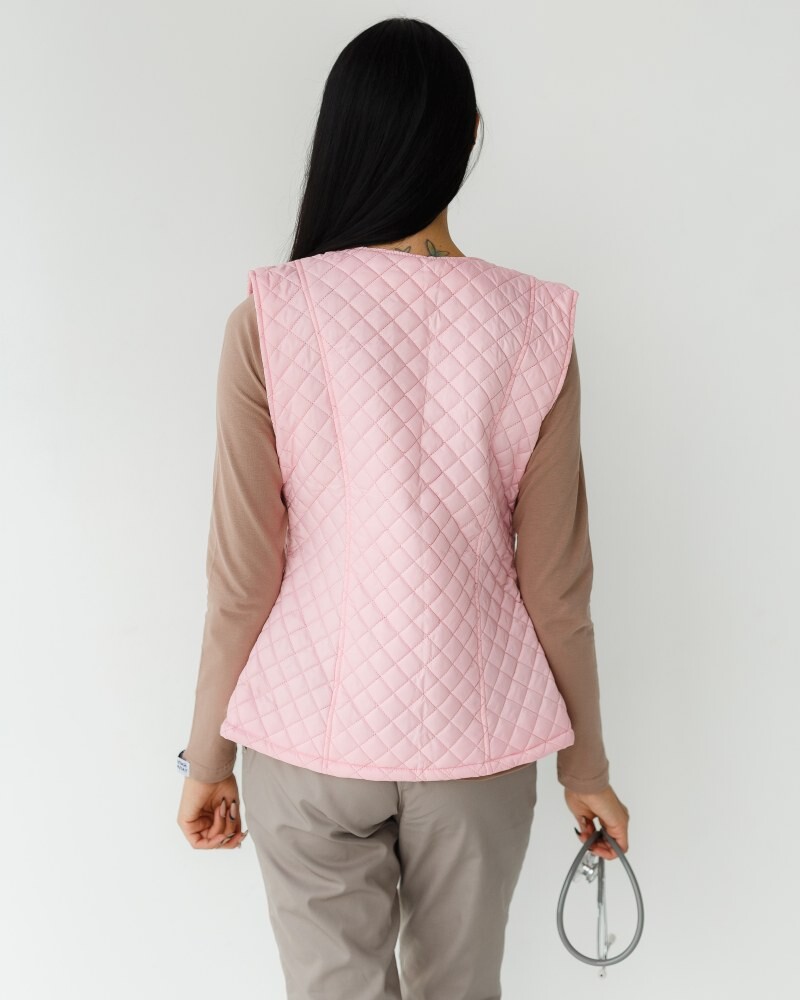 Medical insulated vest women's Geneva light pink 366-414-844 (6613200) фото 3