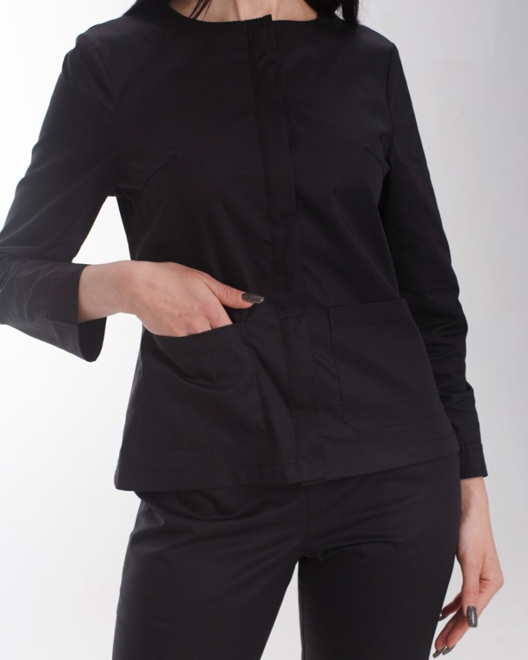 Medical suit for women Jacqueline black 440-321-677 (6613357) фото 4