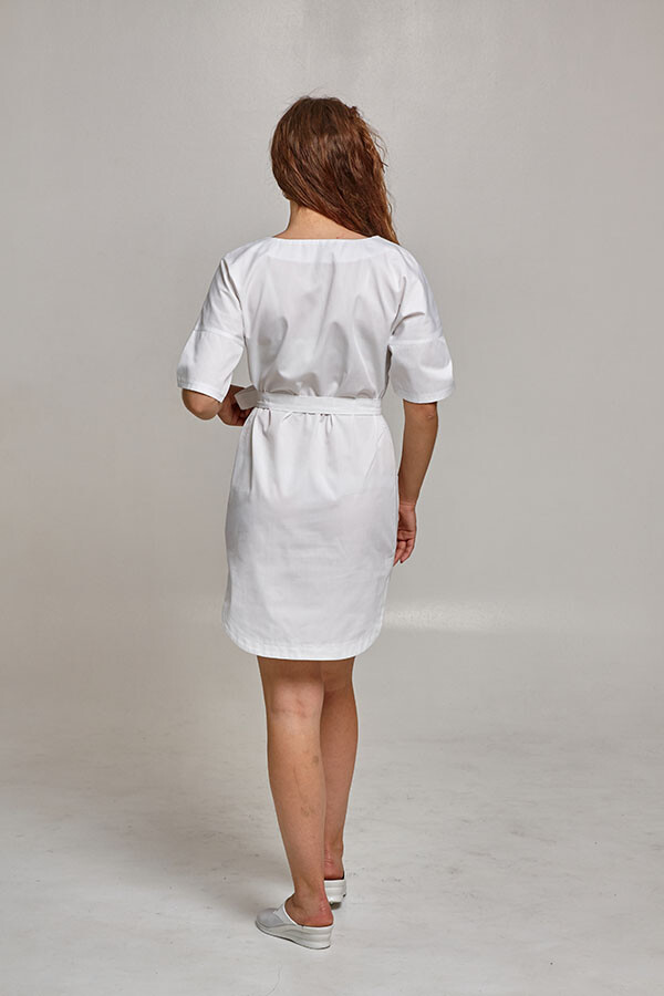 Rio tunic dress. COTTON. White (544766) фото 10