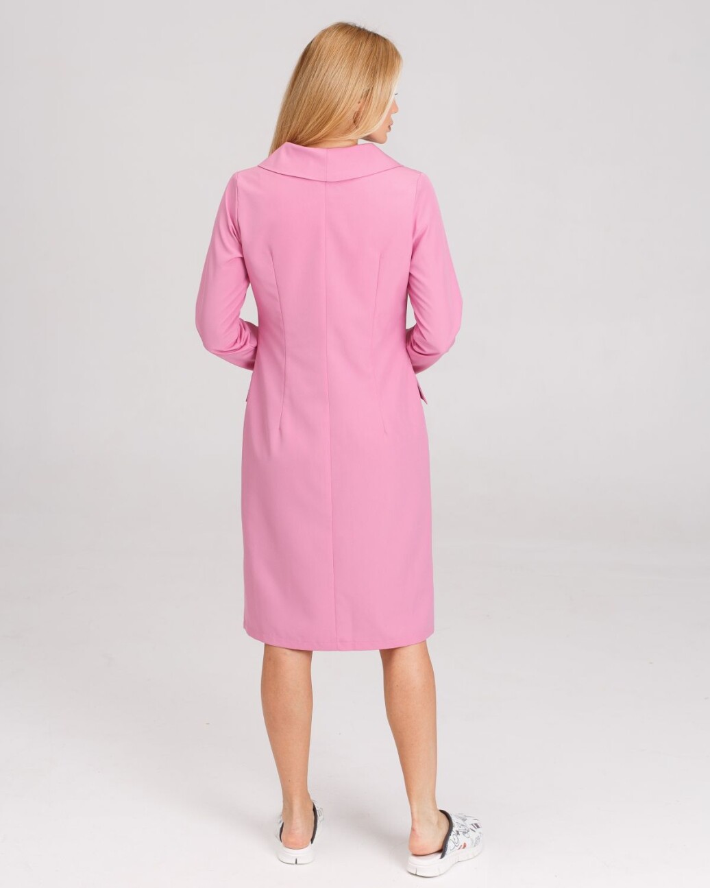 Medical gown women's Monica pink 356-337-677 (6613609) фото 2