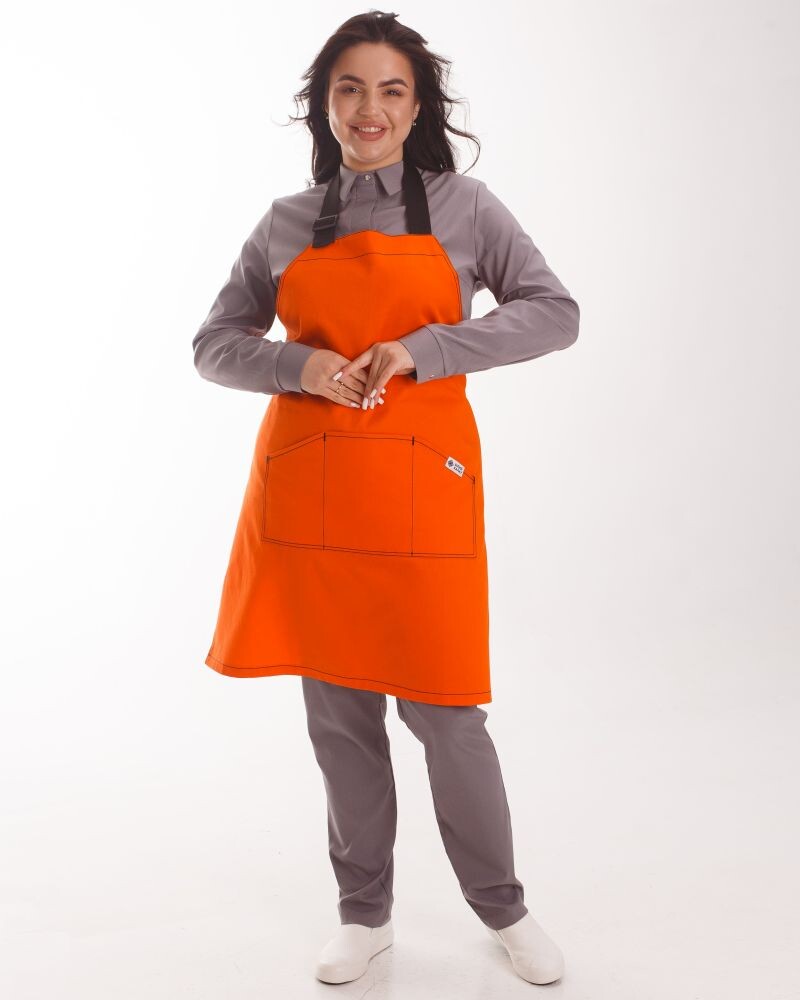 Professional water-repellent apron Verona orange 173-498-909 (6613855) фото 1