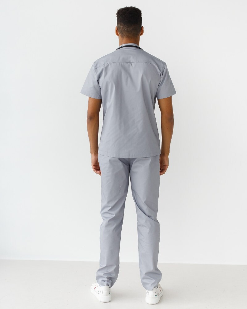 Medical suit for men Boston gray 129-328-679/485-328-679 (6613673) фото 2