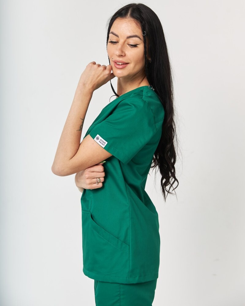 Medical shirt women's Topaz green 164-350-705 (6613517) фото 2