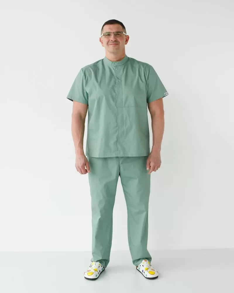 Medical suit for men Boston olive 129-327-679/485-327-679 (6613686) фото 7