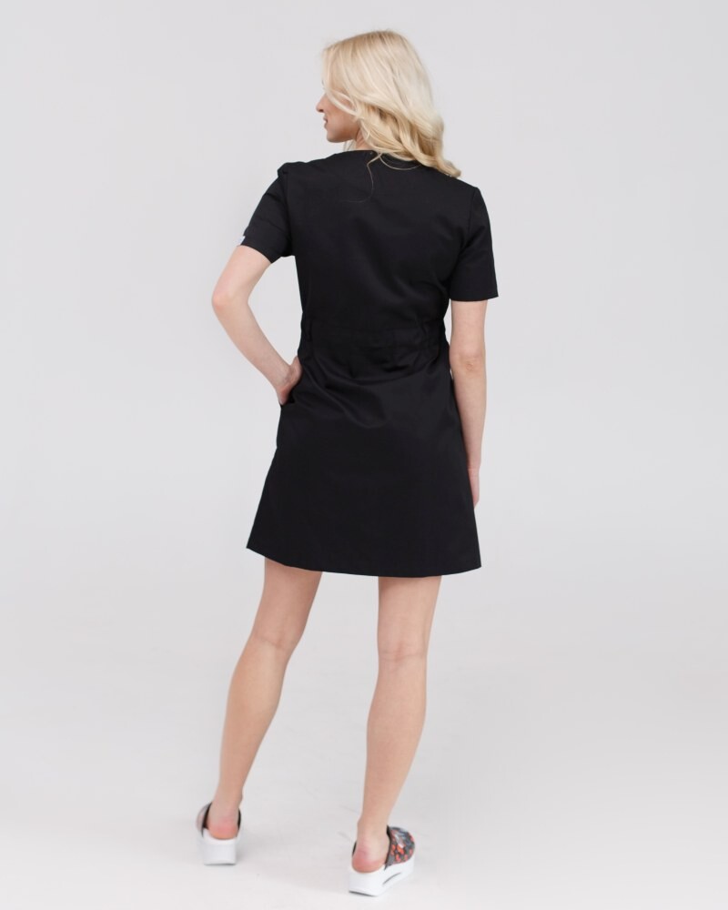 Medical tunic for women Naomi black 151-321-679 (6613952) фото 2
