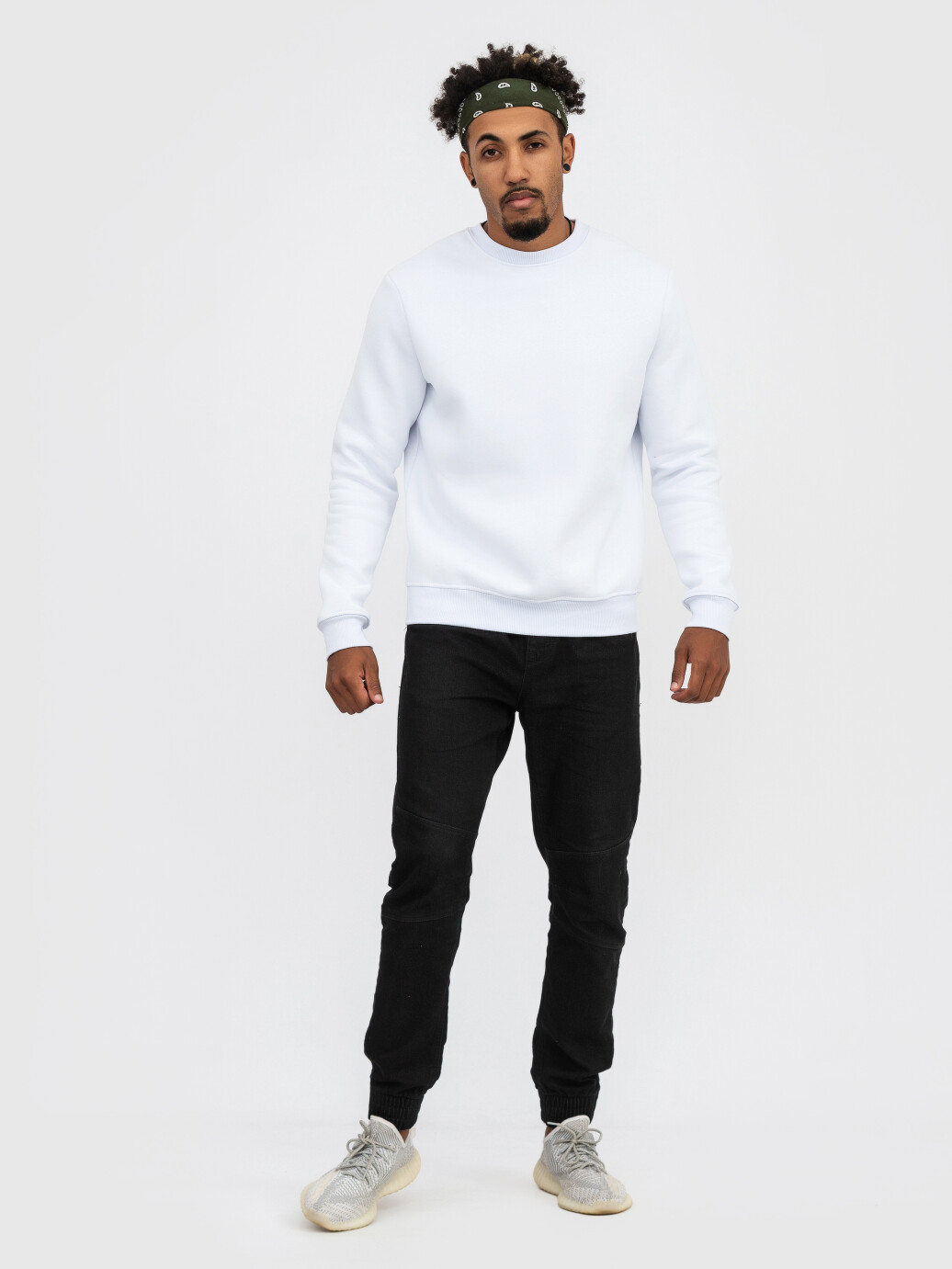 Свитшот UNISEX с начесом U-0301 белый (5110304) фото 4
