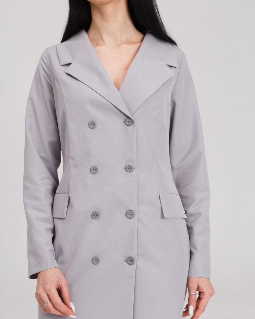 Medical gown women's Monica gray 356-328-677 (6613610) фото 6