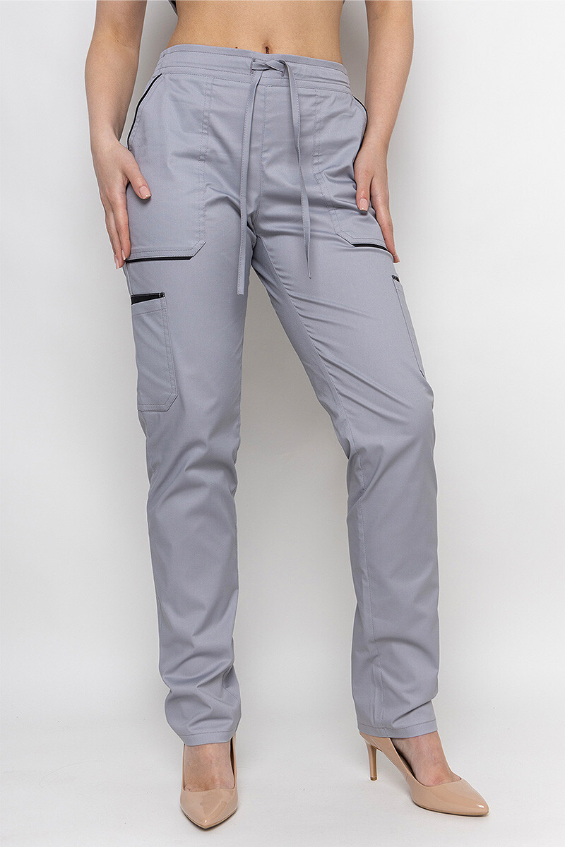 Medical Emeli-stretch trousers, women's. Smoke (5436960) фото 1