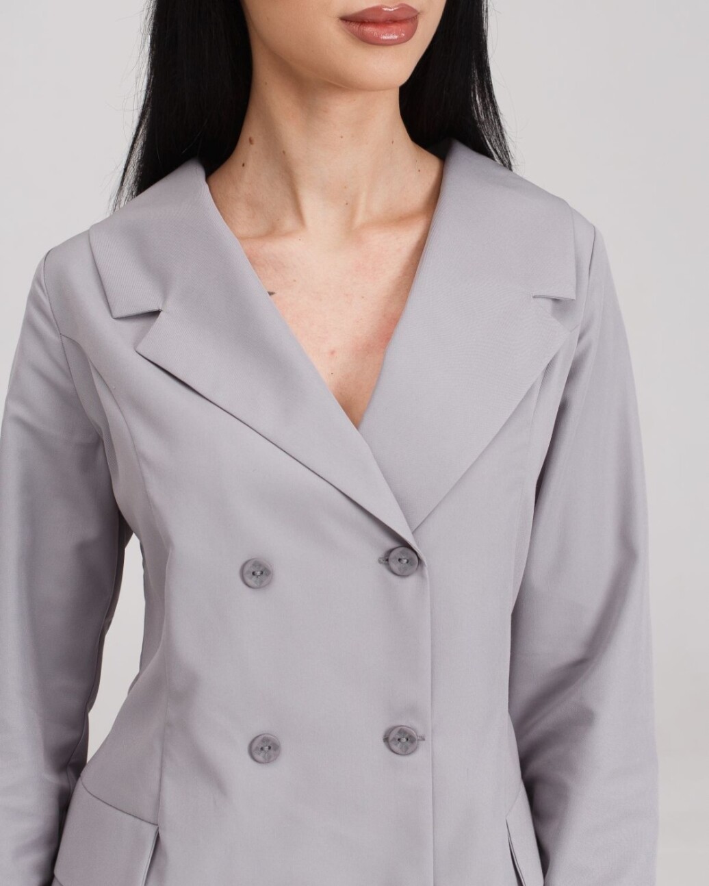 Medical gown women's Monica gray 356-328-677 (6613610) фото 4
