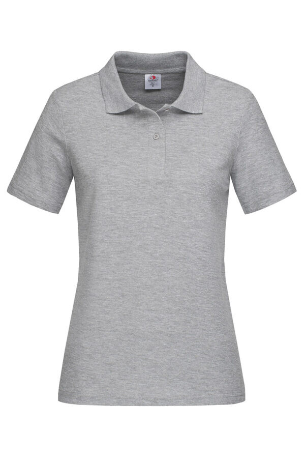 Women's polo shirt with short sleeves "STEDMAN" ST3100 gray (5110742) фото 1