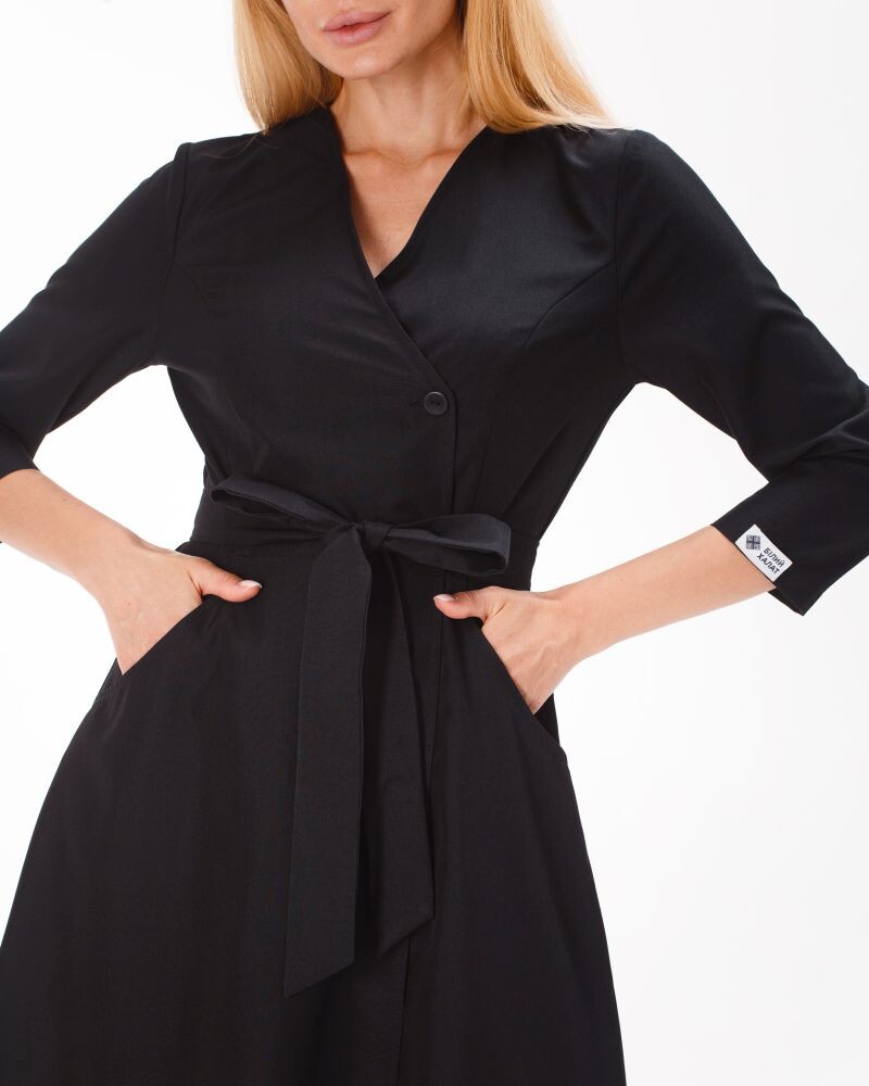 Medical gown for women Provence black 178-321-677 (6613944) фото 3