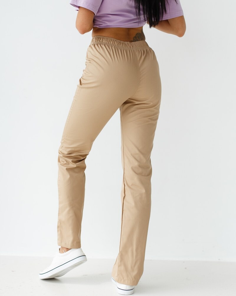 Medical pants women's sand colored 163-323-726 (6613619) фото 2