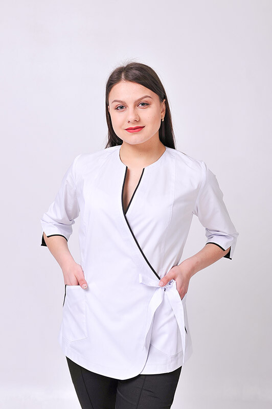 Venice+ Br. skinny suit. COTTON. White / black (544628) фото 3