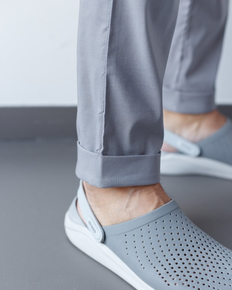 Медицинский костюм мужской Марсель серый 353-328-708 (6613701) фото 7