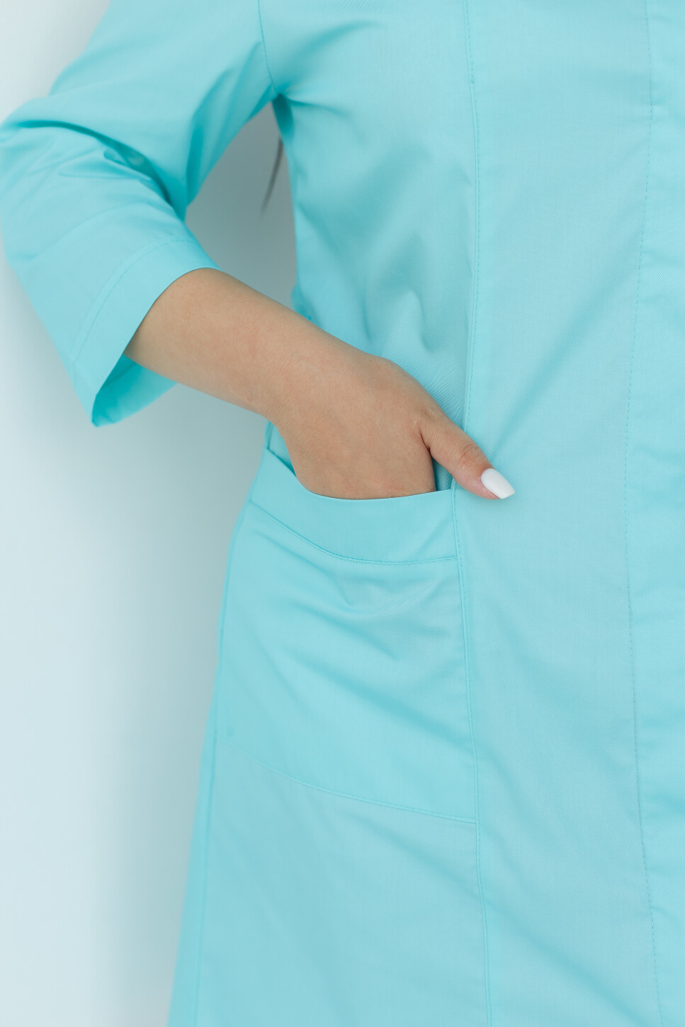Women's medical gown Sophie menthol +SIZE 306-441-677 (6625320) фото 5