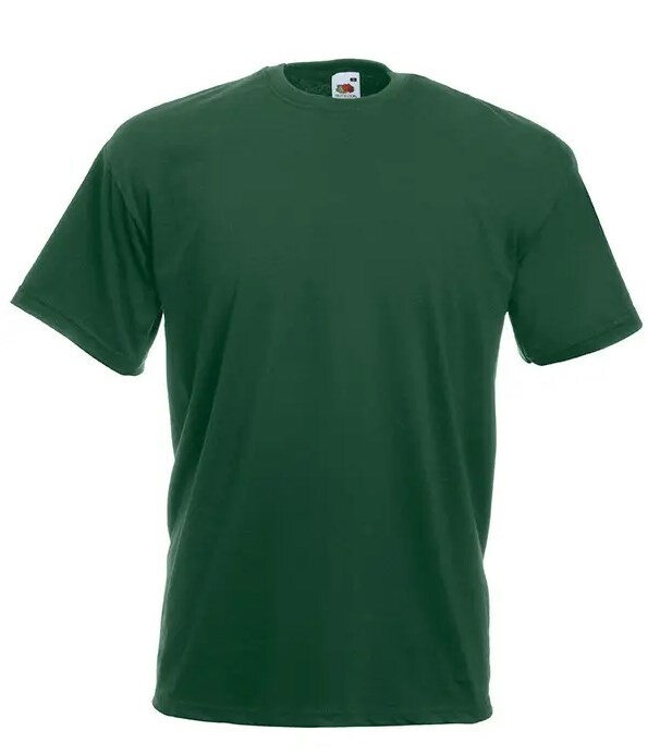 T-shirt working Fruit of the loom" green 165 g/m2 (220036) фото 6