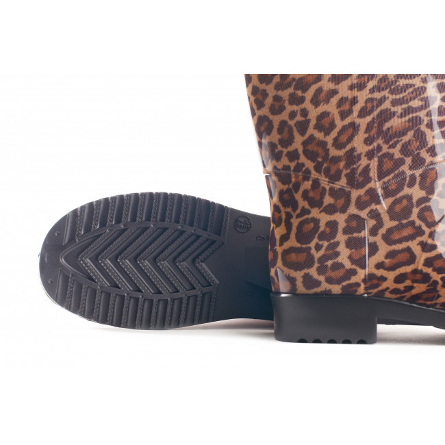 Women's rubber boots leopard L-763-4-AS-1 (221846) фото 4