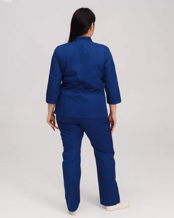 Medical suit for women Sakura sapphire-red 124-360-678 / 317-360-679 (6613231) фото 10
