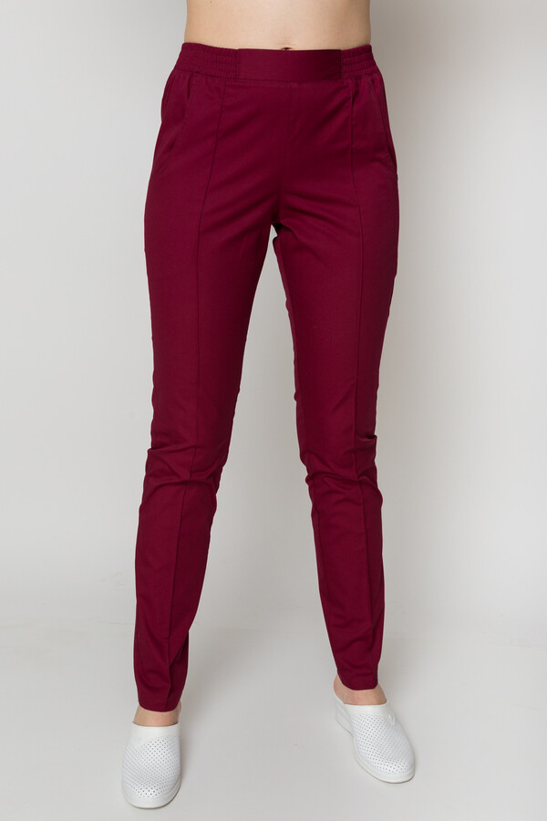 Milana+Br. skinny suit. Long sleeve. COTTON. White / marsal (5410143) фото 5