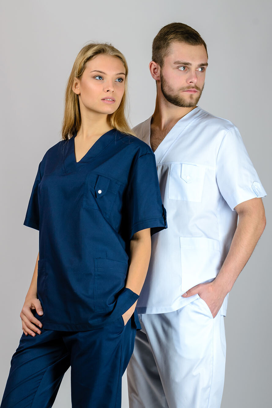 Suit K-33. COTTON. Unisex. Dark blue (544758) фото 6
