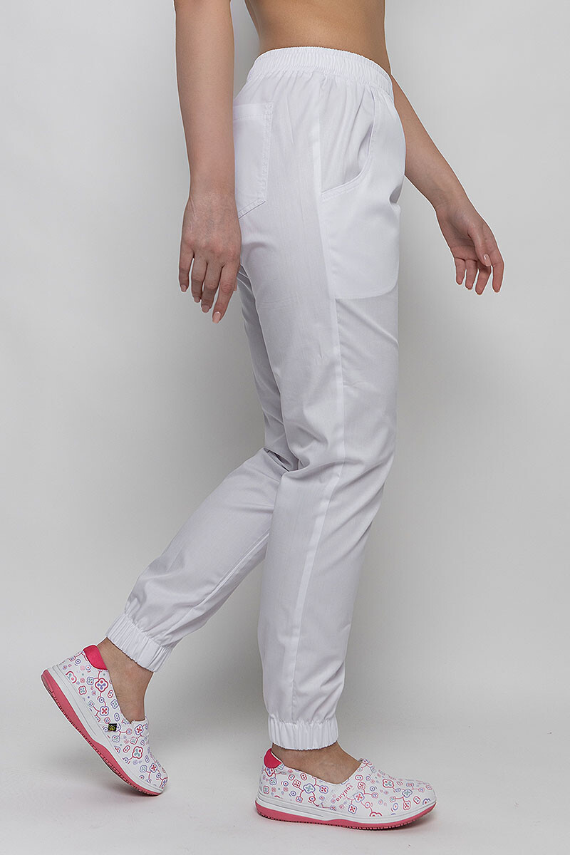 Джогери медичні жіночі Афіна. Білі. COTTON  (5436975) фото 5