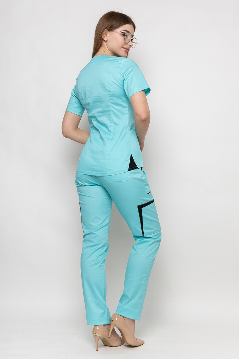 Medical suit Emily-stretch, female. Menthol (5436944) фото 5