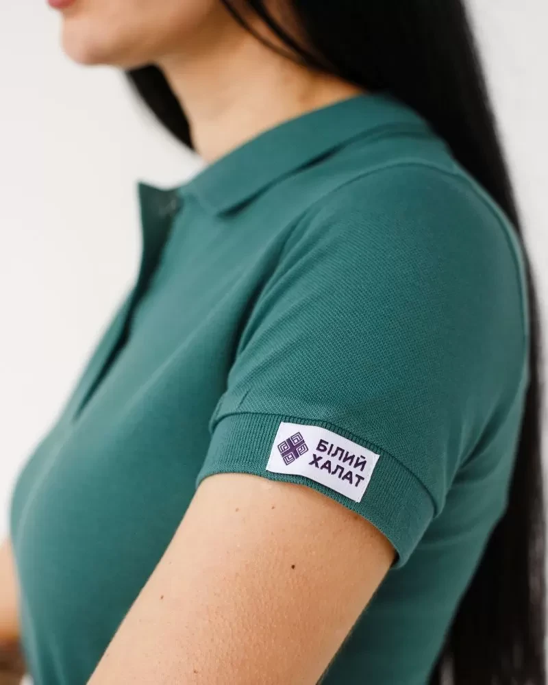 Medical polo for women dark turquoise 147-437-904 (6637752) фото 5