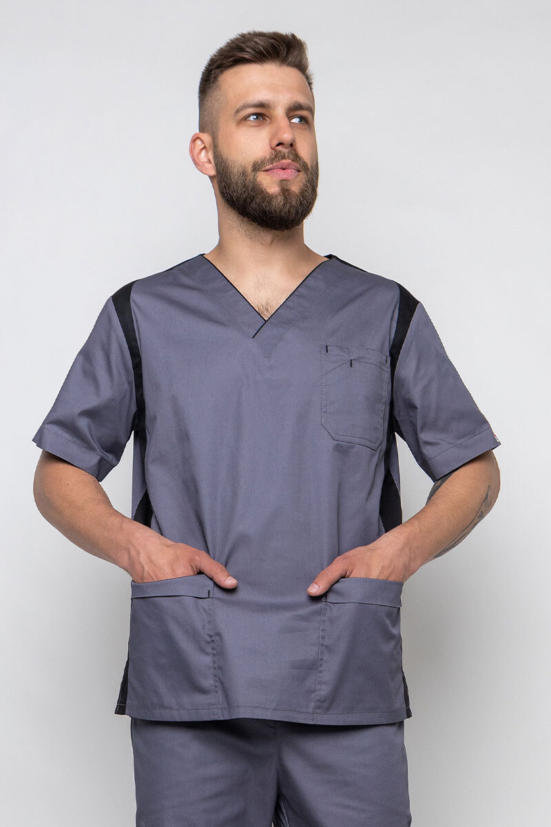 Medical jacket for men Manhattan. Asphalt (5437042) фото 1