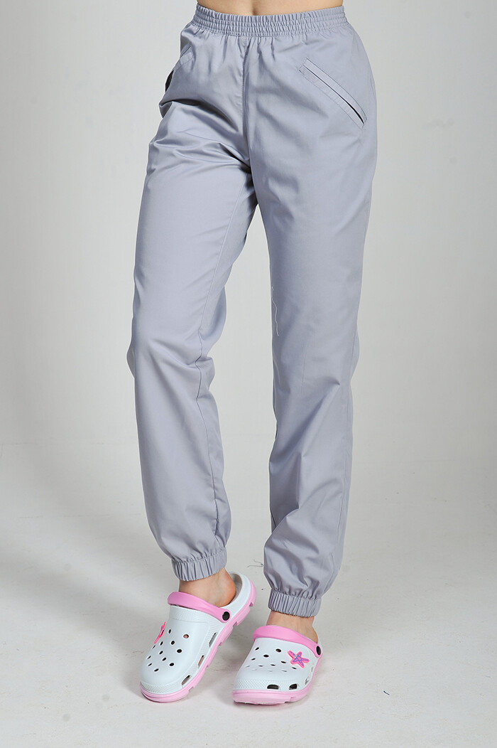 Women's jogger trousers. COTTON. Smoke (544959) фото 1