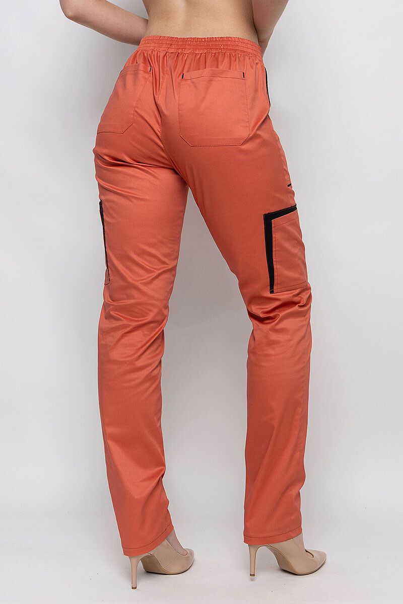 Medical Emeli-stretch trousers for women. Terracotta (5436966) фото 2