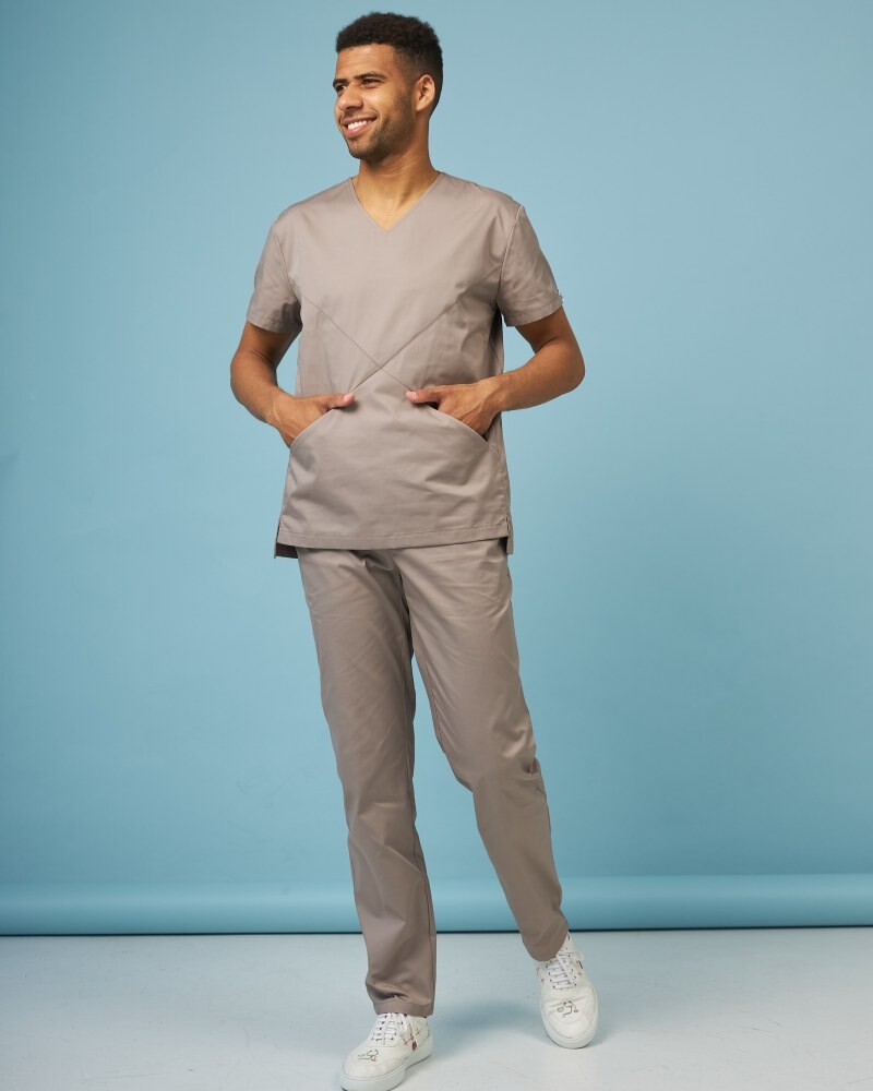 Medical suit for men Milan mocha 134-421-708 (6613713) фото 1