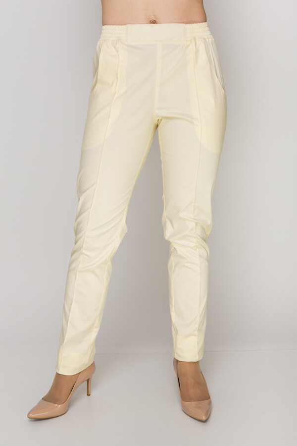 Костюм медичний Монік - стрейч. / Бр. завужені. Стрейчевий COTTON. Шампань (5410164) фото 3