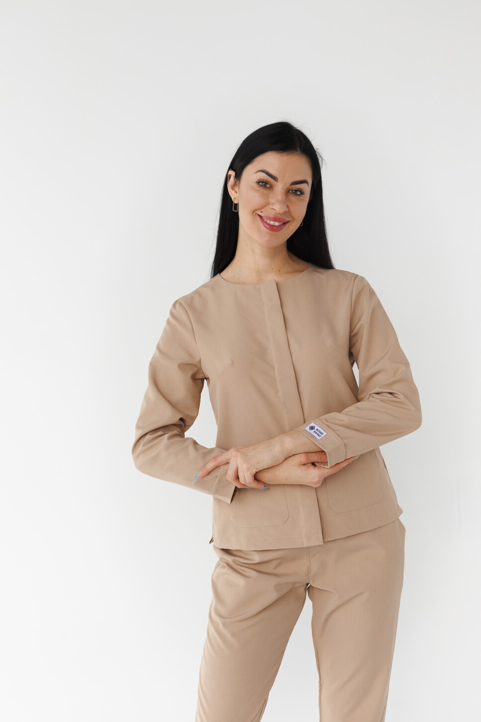 Women's medical suit Jacqueline sand (Viscose “Elite”) 440-323-920 (6624469) фото 3