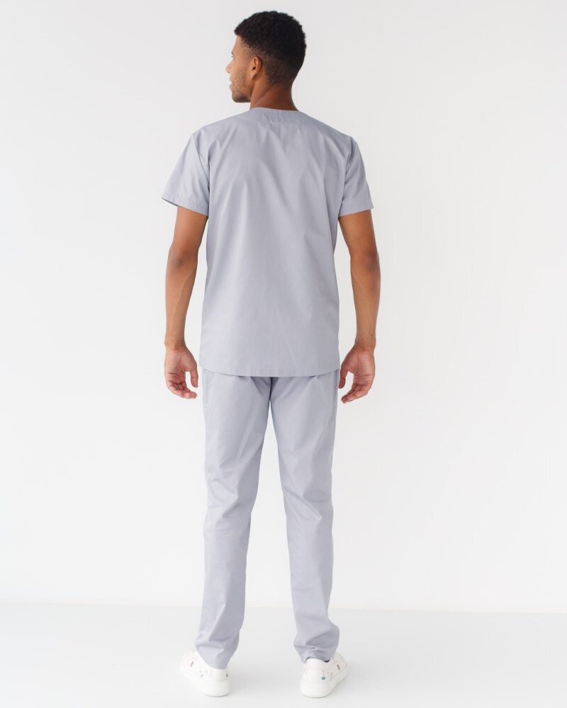 Medical suit for men Milan gray 134-328-708 (6613671) фото 3