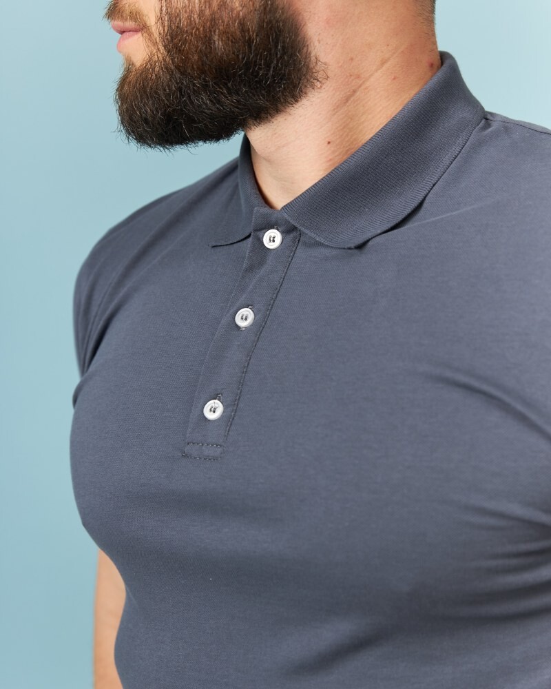 Medical Polo Men's Dark Gray 148-408-700 (6613759) фото 3