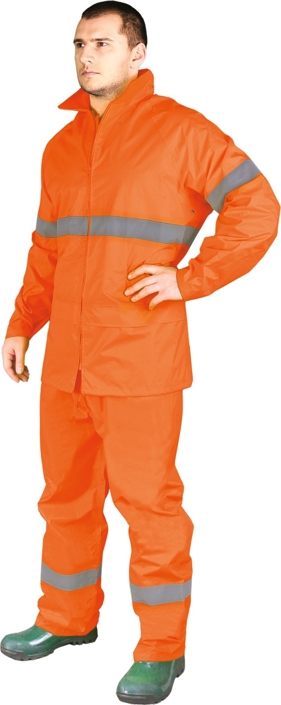 Костюм водонепроницаемый сигнальный из СВП KPL-RAINER P (222250) фото 1