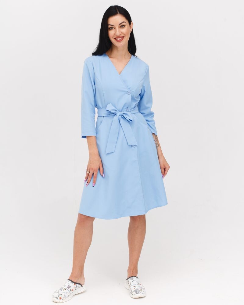 Medical gown for women Provence blue 178-333-677 (6613946) фото 6