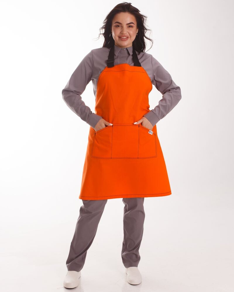 Professional water-repellent apron Verona orange 173-498-909 (6613855) фото 8