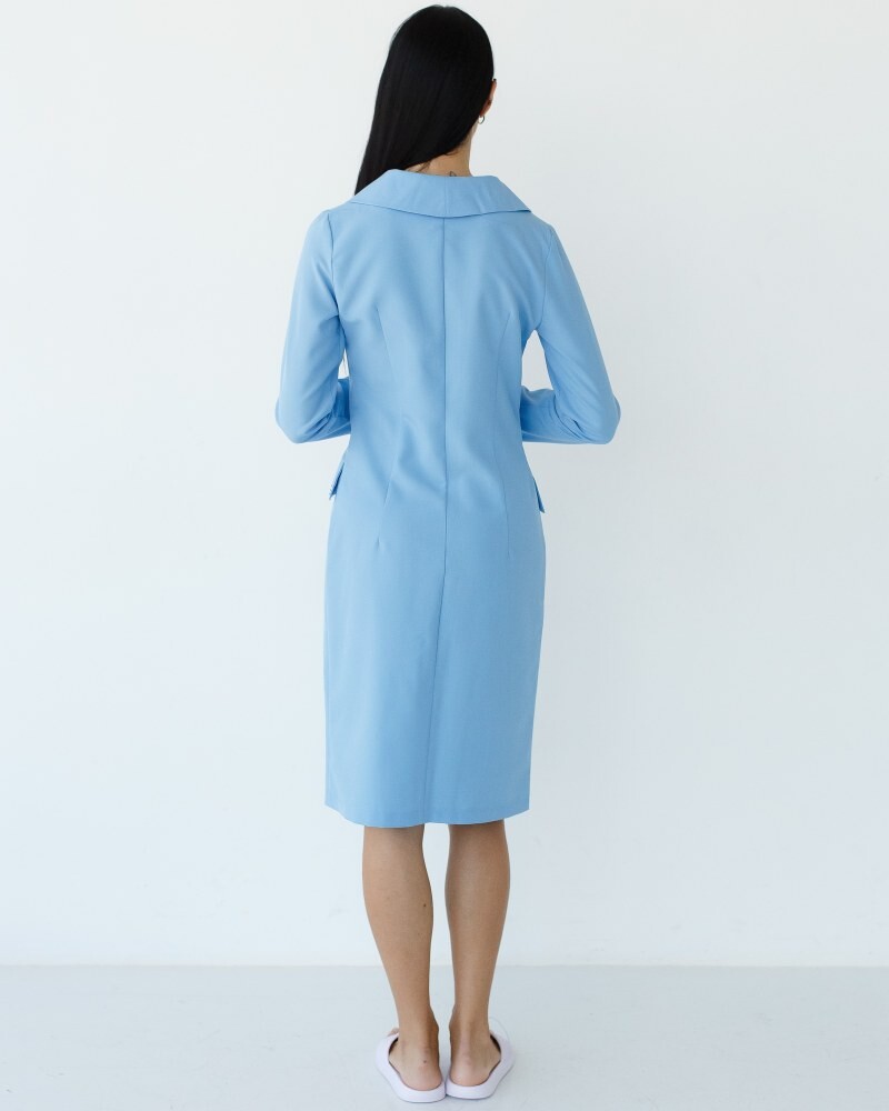Medical gown women's Monica blue 356-333-677 (6613591) фото 2