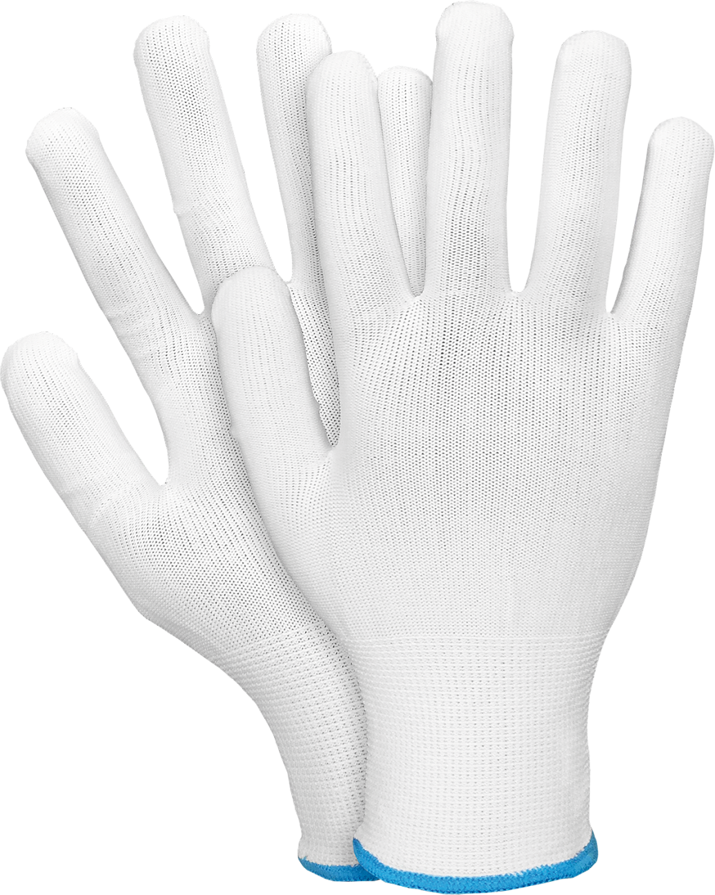 White nylon gloves RTERYL (000000017) фото 1