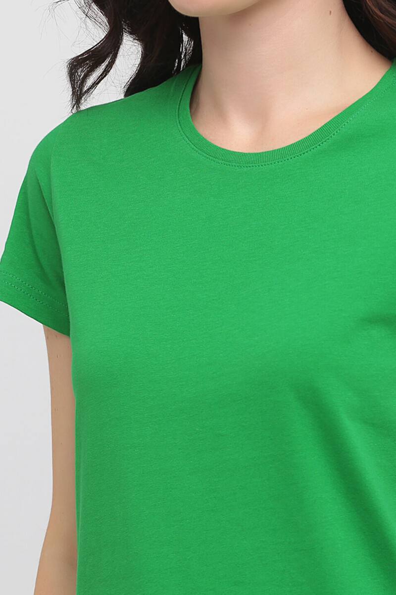 T-shirt female "STEDMAN" CLASSIC-T FITTED ST2600 green (5110741) фото 4