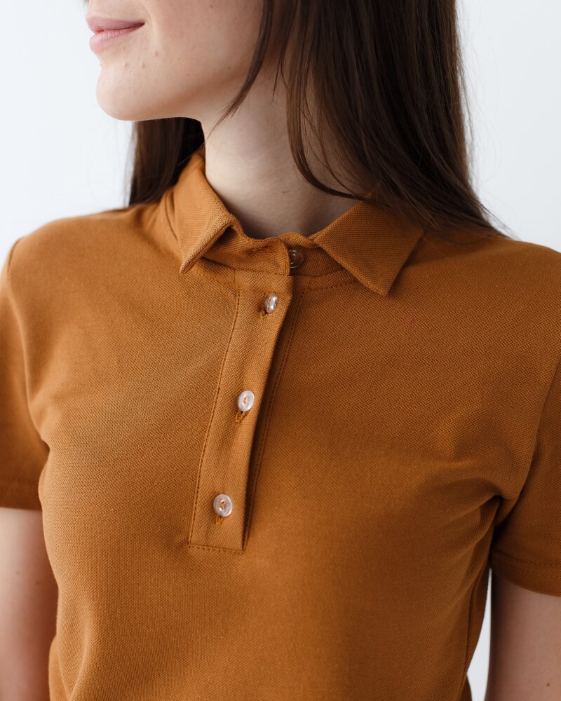 Medical polo for women caramel 147-418-677 (6613394) фото 3