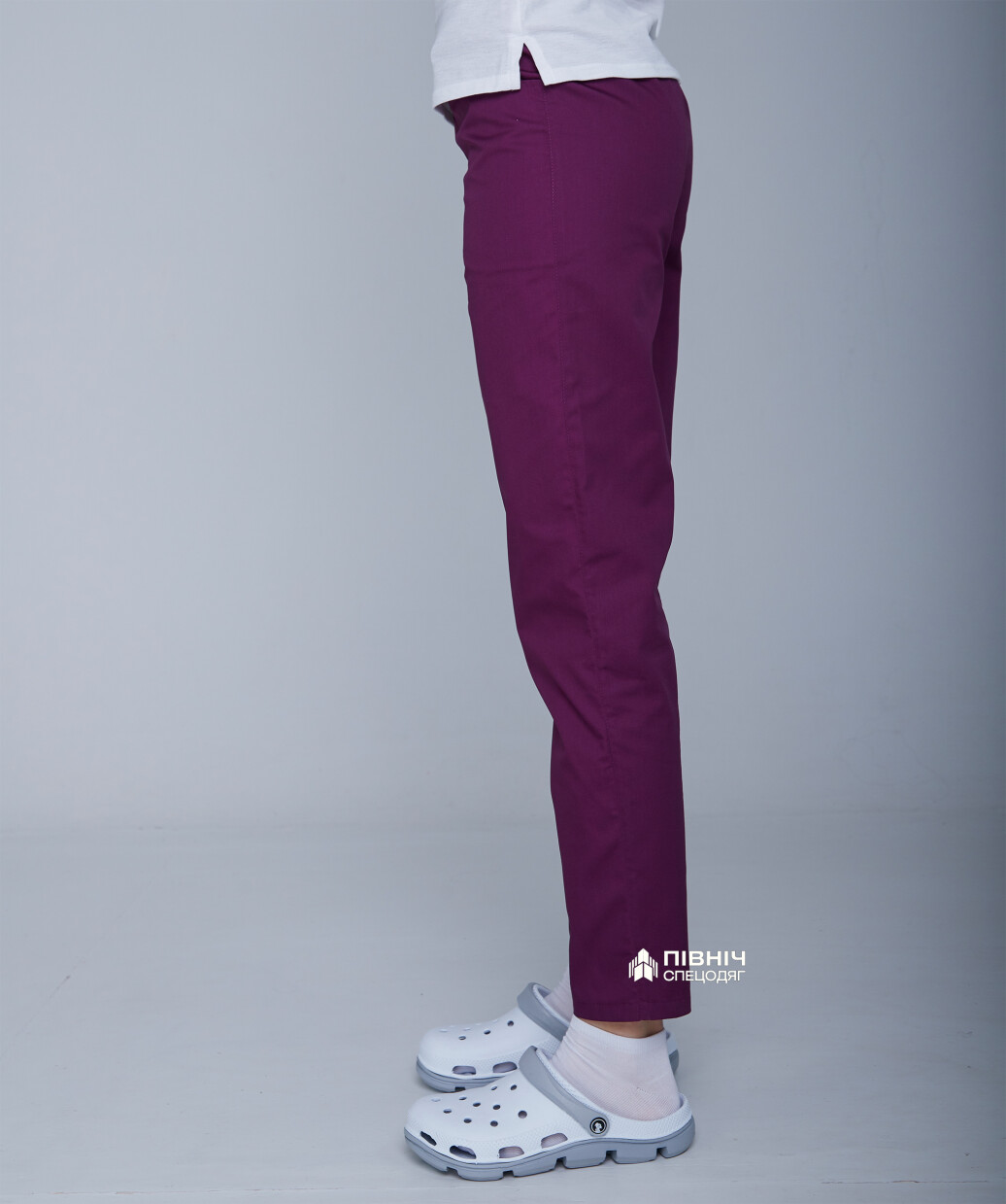 Women's medical trousers "Francesca" purple (3399102) фото 10