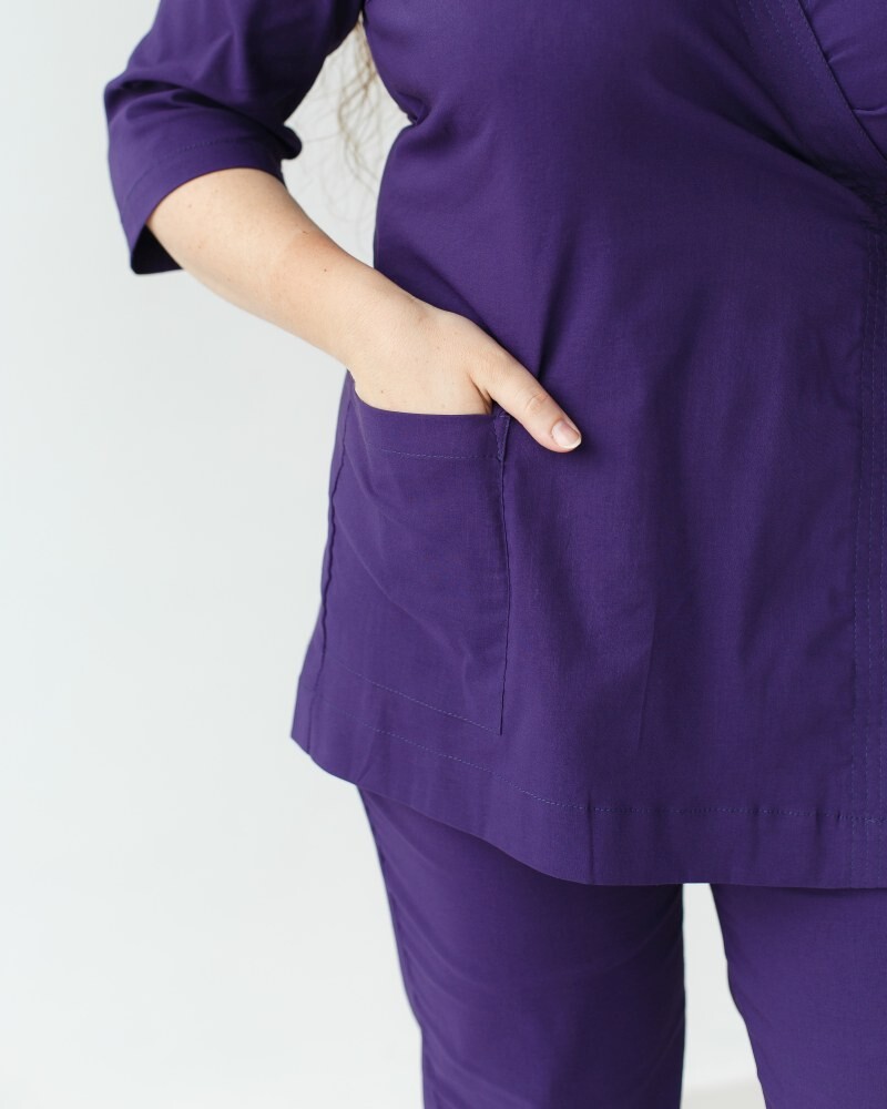 Medical suit women's Shanghai purple 139-335-704 (6613224) фото 6