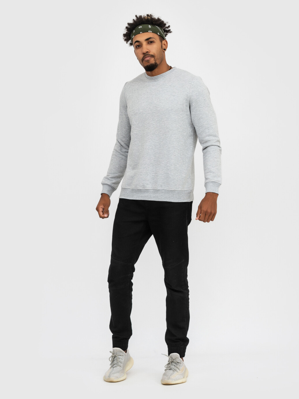 Свитшот UNISEX с начесом U-0301 серый (5110310) фото 10