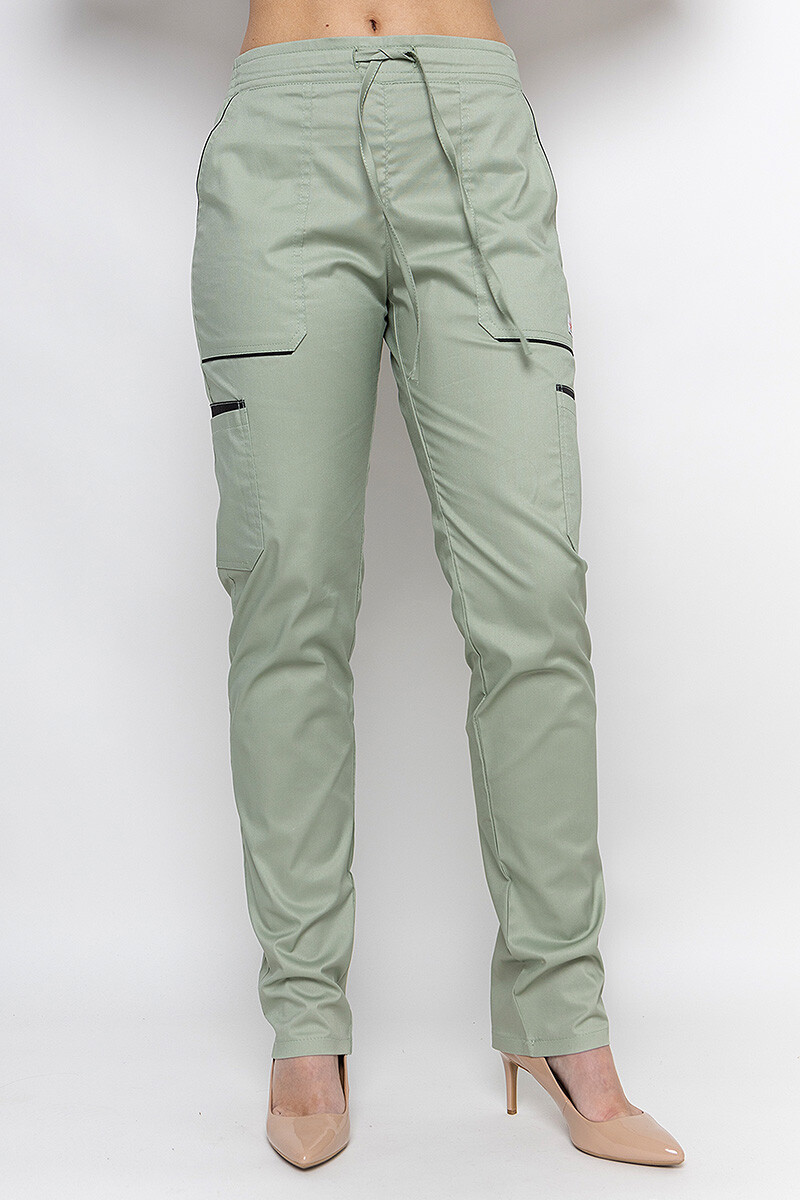 Medical Emeli-stretch trousers for women. Pistachio (5436970) фото 1