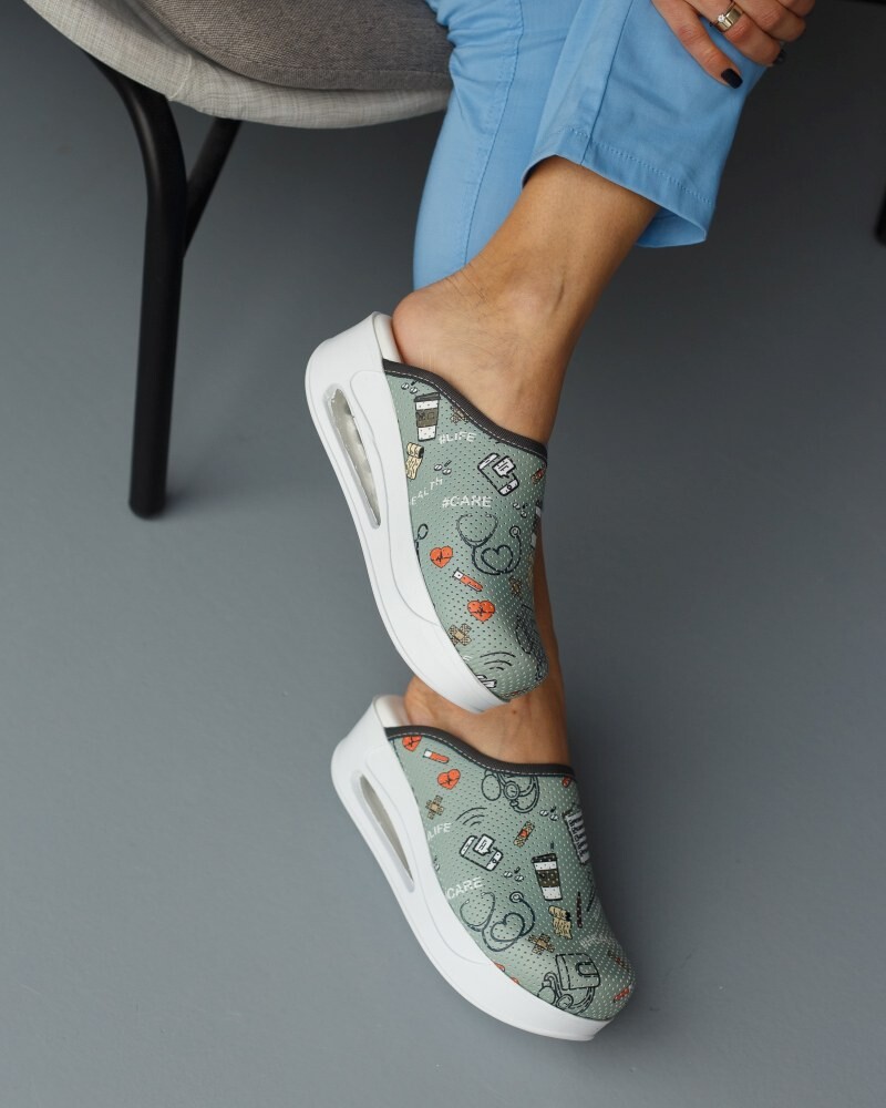 Взуття медичне сабо Health Olive з підошвою AirMax 149-350-699 (6613178) фото 2
